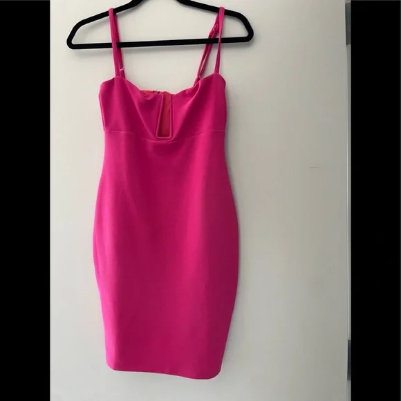 nookie hot pink dress Flirt Maxi Dress Neon Pink / XS